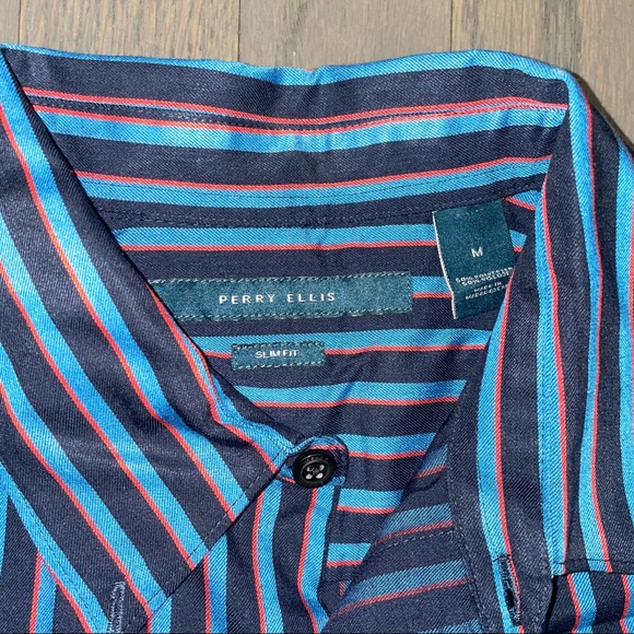 Perry Ellis men’s shirt sleeve button down shirt - Picture 11 of 11